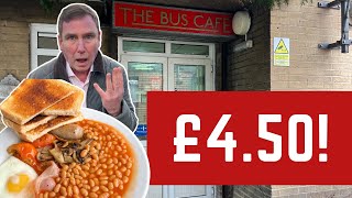 I Review LONDON'S CHEAPEST CAFE! £4.50 BREAKFAST! UNBELIEVABLE!