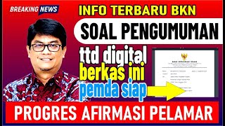 🔴 INFO TERBARU BKN SOAL PENGUMUMAN PPPK TAHAP 1, SIAPKAN DIRI MELIHAT HASIL