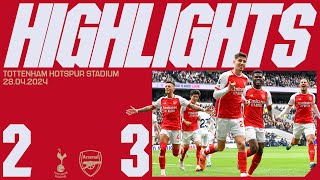 HIGHLIGHTS | Tottenham Hotspur vs Arsenal (2-3) | Saka, Havertz | Derby day deli