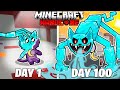 I Survived 100 Days as DIAMOND CATNAP in HARDCORE Minecraft