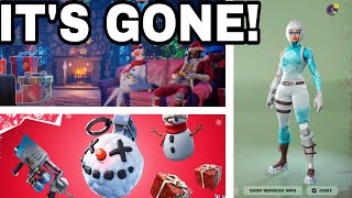 Winterfest has been REMOVED in the NEW Fortnite Update! 😱