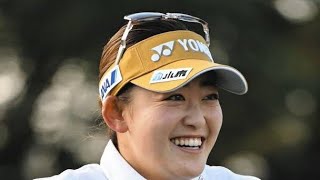 女子ゴルフ　岩井千怜「ゴルフ人生でベスト」10打伸ばし首位に　姉・明愛との同時合格見据え最終日挑む