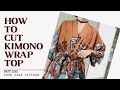 HOW TO CUT KIMONO JACKET (PART 1)/ DIY KIMONO JACKET/ KIMONO JACKET PATTERN TUTORIAL (PART 1)