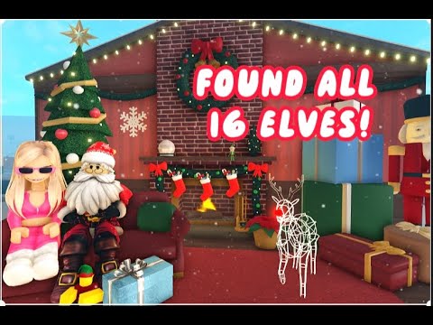 WHERE TO FIND ALL *16* SECRET ELF LOCATIONS IN BLOXBURG - YouTube