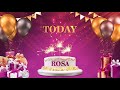 rosa feliz cumpleaños happy birthday to you happy birthday songs 2021