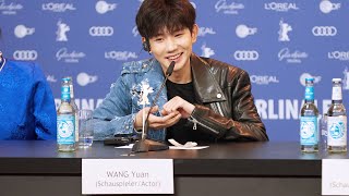 TFBOYS王源 19.02.14 Berlinale 2019 International Film Festival-So Long, My Son Full Press Conference