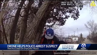 Santa Fe police use drone to find suspect