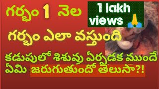 Pregnancy symptoms in telugu||pregnancy 1 month symptoms in telugu||Pregnancy week by week symptoms