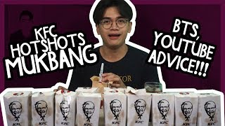 KFC HOTSHOTS MUKBANG + BTS, YOUTUBE ADVICE, AND ETC. // Luigi Pacheco