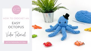 Adorable & Easy Crochet Octopus Pattern | Crochet Octopus Amigurumi Tutorial for Beginners