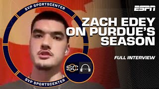 Zach Edey ahead of March Madness 🗣️ ‘We’re a COMPLETELY DIFFERENT team’ [INTERVIEW] | SC with SVP