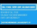 JavaScript Tutorial | Call Stack, Event Loop & Callback Queue | Asynchronous JS #1