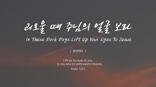 괴로울 때 주님의 얼굴 보라ㅣIn These Dark Days Lift Up Your Eyes To Jesusㅣ1시간 연속듣기ㅣ호연하다