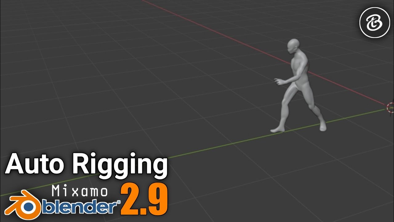 Auto Character Rigging For Blender In Adobe Mixamo For Beginners ...