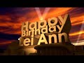 Happy Birthday Lei Ann