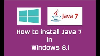 Java 7 (Oracle JDK 7) installation in Windows 8.1 | Java SE 7 Update 80