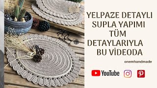 Yelpaze Detaylı Supla Yapımı / New Year Special Subplate Making / Sousplat