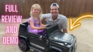 ANPABO Licensed Mercedes-Benz G63 Car for Kids FULL REVIEW and DEMO