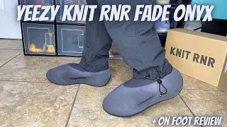 Adidas Yeezy Knit RNR Fade Onyx Review + On Foot Review \u0026 Sizing Tips