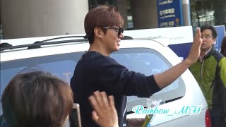 [HD][직캠] 20150425 LeeMinHo Arrived at Incheon Airport from Malaysia~~by Rainbow_MH