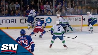 Rangers' Chytil Stays Red-Hot with a Nifty Backhand Goal to Extend the Lead