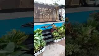 penataan yang simpel tapi rapi...#dekorasi taman#depan panggung #