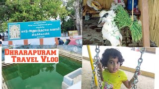 Dharapuram Travel Vlog/ Kadu Hanumanthraya Temple/ நல்லம்மாள் கிராமிய விருந்து தாராபுரம்