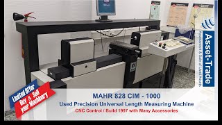 Used MAHR 828 CIM -1000 Precision Universal Length Measuring Machine from Germany