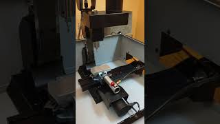 This is a demonstration of a Light Machines Spectra Light cnc milling machine