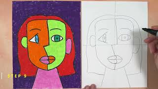 How to Draw a Cubism Portrait