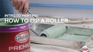 Glidden Paint - How to Dip a Paint Roller