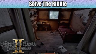 Solve The Riddle Solution - Fetch Ingredients Bushek Service of the Guild | KCD2 Legacy of Forge DLC