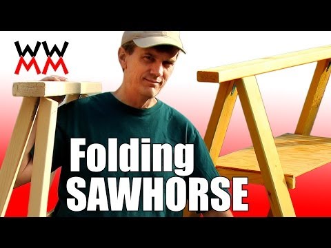 Make a Folding Sawhorse Make a Folding Sawhorse
