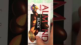 Meiji Almond Black Chololate #shorts #asmr #almond