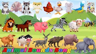 Animal Sound Song || These Are The Animal Sound TA4AT || Edufam Kids Song and Nursery Rhymes