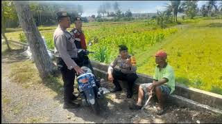 Cegah kriminalitas Wilayah Hukum Polsek Wates,Unit Samapta laksanakan sambang di Sebokarang