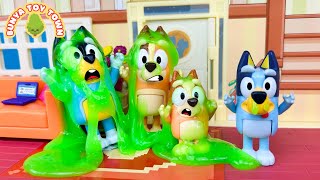 Bluey's Funny Slime Sneeze! 🦠 | Pretend Play with Bluey Toys | Bunya Toy Town