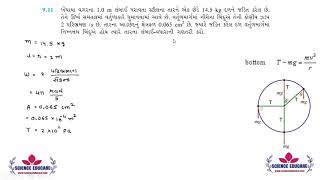 9.11 NCERT Solutions |Chapter-9| STD-11| Mechanical Properties of Solids | PHYSICS GUJARATI MEDIUM