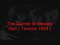 massey hall toronto 1953 night in tunisia