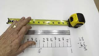 Episode 1.1 Reading a tape measure