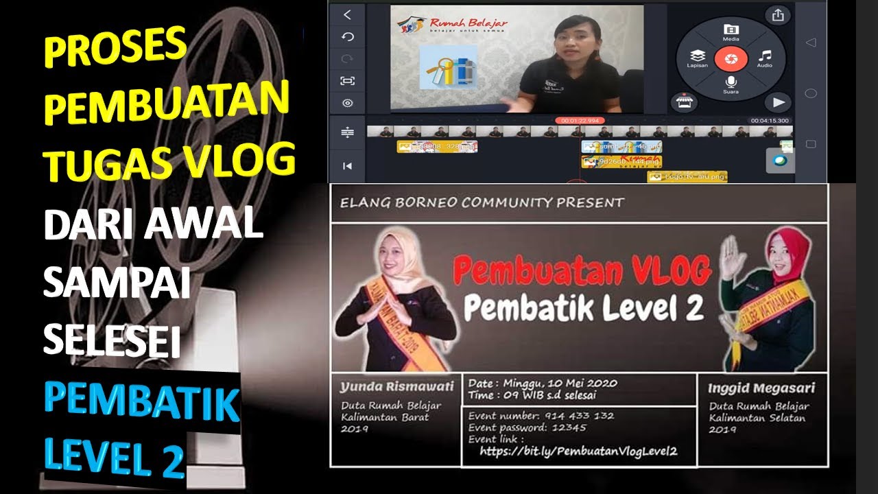 PROSES PEMBUATAN TUGAS VLOG PEMBATIK LEVEL 2 STEP BY STEP LANGSUNG ...