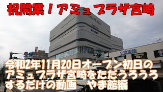 【アミュプラザ宮崎】アミュプラザ宮崎開業日に店内をただうろうろするだけの動画。やま館編