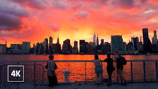 New York City SUNSET 🗽 Manhattan View, NYC