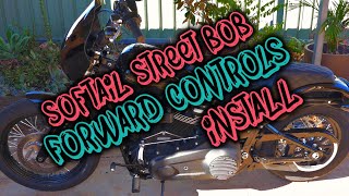 Softail Street Bob Forward Controls Install