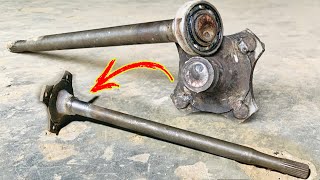 Rebuilding a Severely Broken Suzuki Rear Axle – A Precision Repair Journey