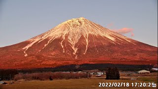 【LIVE】富士山ライブカメラ　朝霧高原　Live Camera Mt.FUJI　2022.2.18