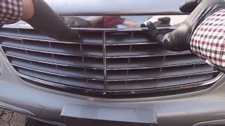 How to open a Mercedes Benz Hood - Easy Trick - Mercedes Medic