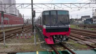 名鉄３３００系２編成  甲種輸送② @豊橋駅  推進運転