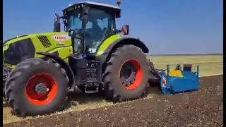 Imants 48WX300H àsògép Enyingen rozs szenàzs tarlòn, Claas Axion 850