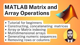 MATLAB Matrix and Array Operations - Tutorial for Beginners